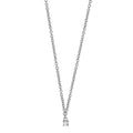 Collier 750/18K witgoud Diamant 0.04 ct, w-si 40-42 cm