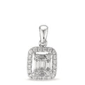 Hanger 750/18K witgoud Diamant wit, 0.28 ct, w-si