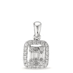 Hanger 750/18K witgoud Diamant wit, 0.28 ct, w-si