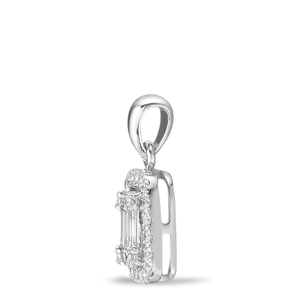 Hanger 750/18K witgoud Diamant wit, 0.28 ct, w-si