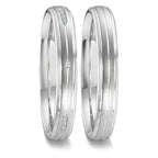 Partnerring 750/18K witgoud Diamant 0.051 ct, 12 Steen, w-vsi