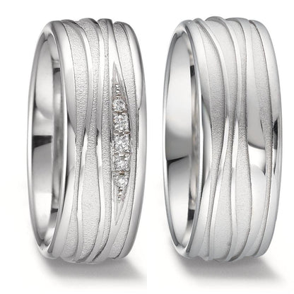 Partnerring 375/9K witgoud