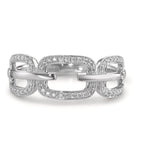 Ring 750/18K witgoud Diamant 0.20 ct, [Brillant], w-si