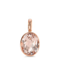 Hanger 750/18K rood goud Morganiet Champagne, [oval]