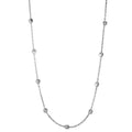 Collier 750/18K witgoud 42-45 cm