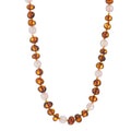 Collier amber 34 cm Ø6 mm