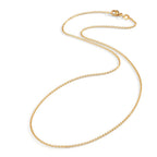 Halsketting 750/18K geel goud 45 cm