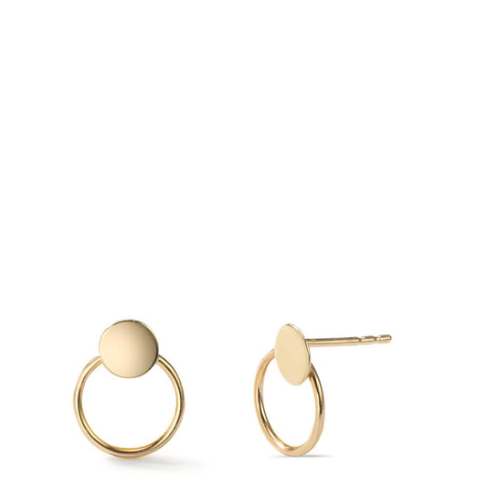 Oorknoppen 585/14K geel goud Ø7.5 mm