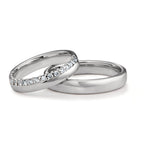 Partnerring 750/18K witgoud