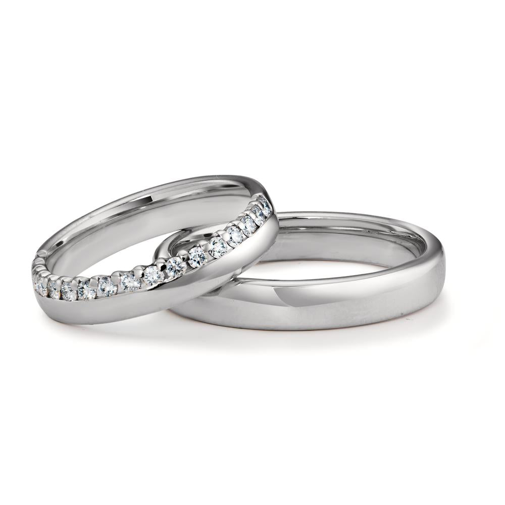 Partnerring 750/18K witgoud