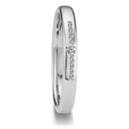 Partnerring 750/18K witgoud Diamant 0.08 ct, 11 Steen, tw-vsi
