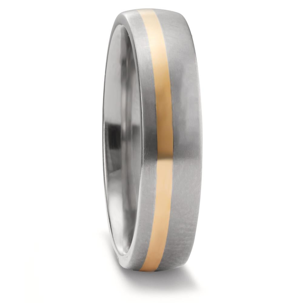 Partnerring Titanium, 750/18K geel goud