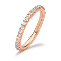 Memory ring Zilver Zirkonia Rosé Verguld