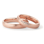 Partnerring 750/18K roségoud