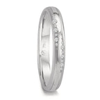 Partnerring 750/18K witgoud Diamant 0.064 ct, 14 Steen, w-vsi