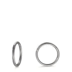Scharnier oorringen creolen Titanium