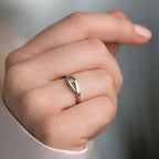 Ring 375/9K witgoud Zirkonia
