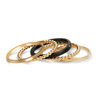 Ring 585/14K geel goud, Keramiek