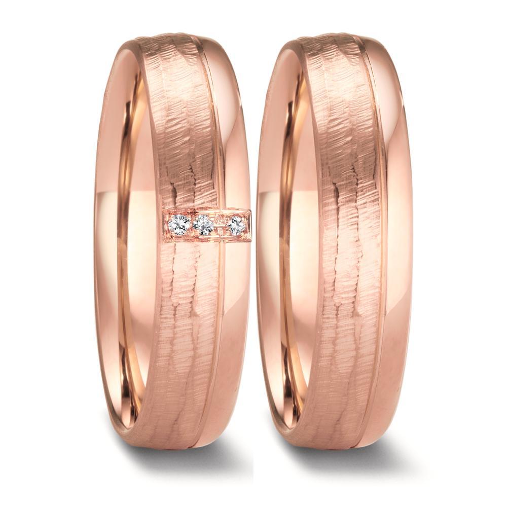 Partnerring 750/18K roségoud
