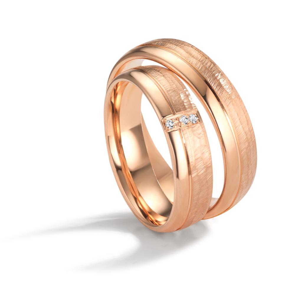 Partnerring 750/18K roségoud