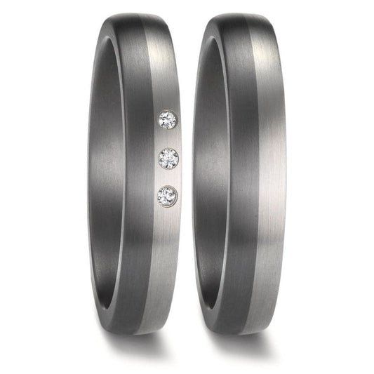 Partnerring 999 Tantaal, 950 Platina