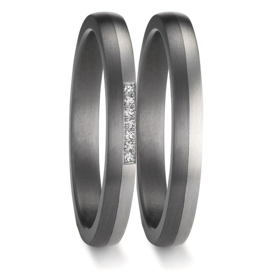 Partnerring 999 Tantaal, 950 Platina