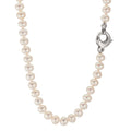 Collier 750/18K witgoud zoetwater Parel wit, 5.5 mm 46 cm