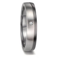 Partnerring 999 Tantaal, 950 Platina Diamant 0.02 ct, w-si