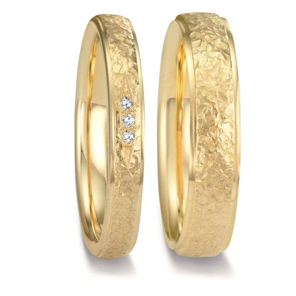 Partnerring 750/18K geel goud
