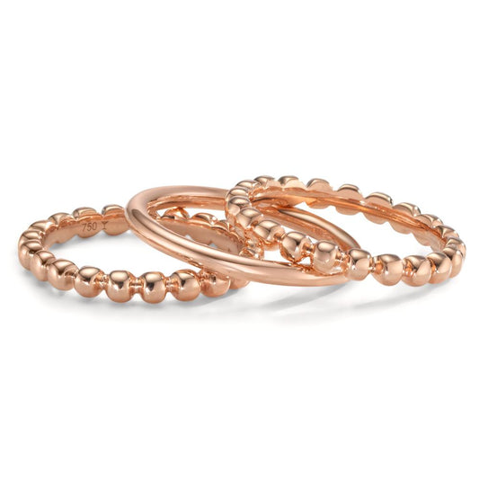 Ring set 750/18K rood goud