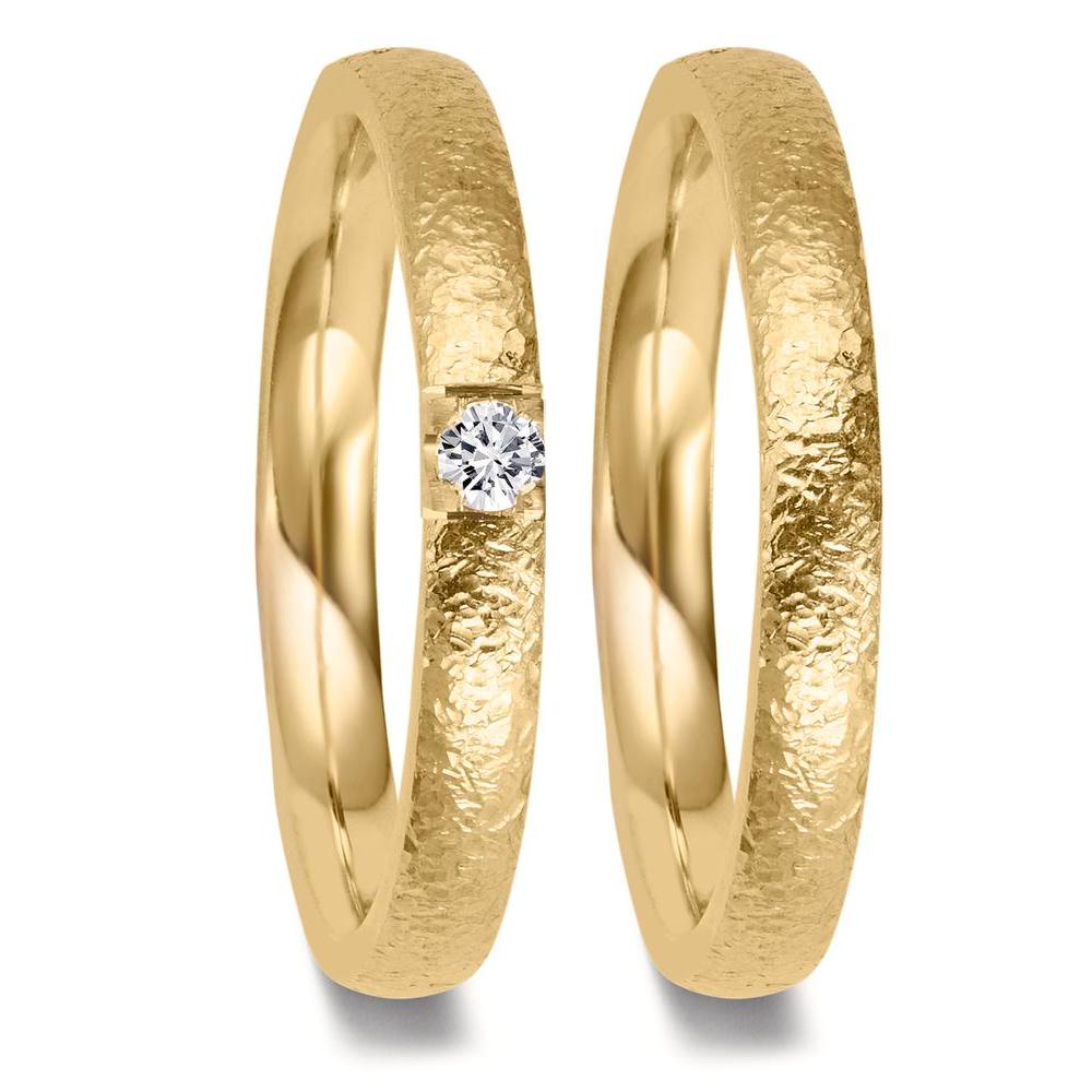 Partnerring 750/18K geel goud