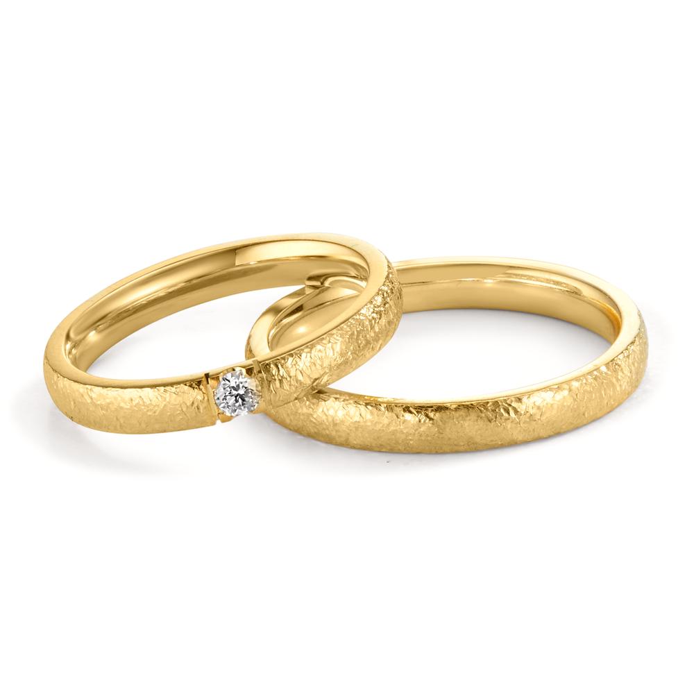 Partnerring 750/18K geel goud