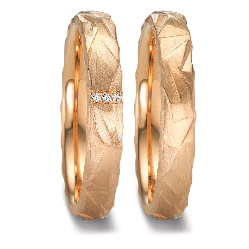 Partnerring 750/18K roségoud