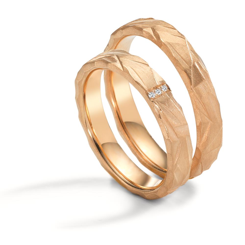 Partnerring 750/18K roségoud
