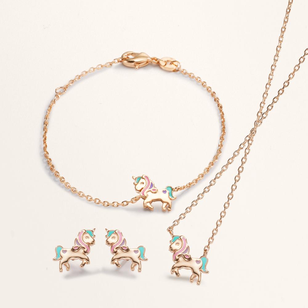 Collier Brons Gelakt Eenhoorn 35-37 cm