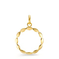 Hanger 375/9K geel goud Ø16 mm
