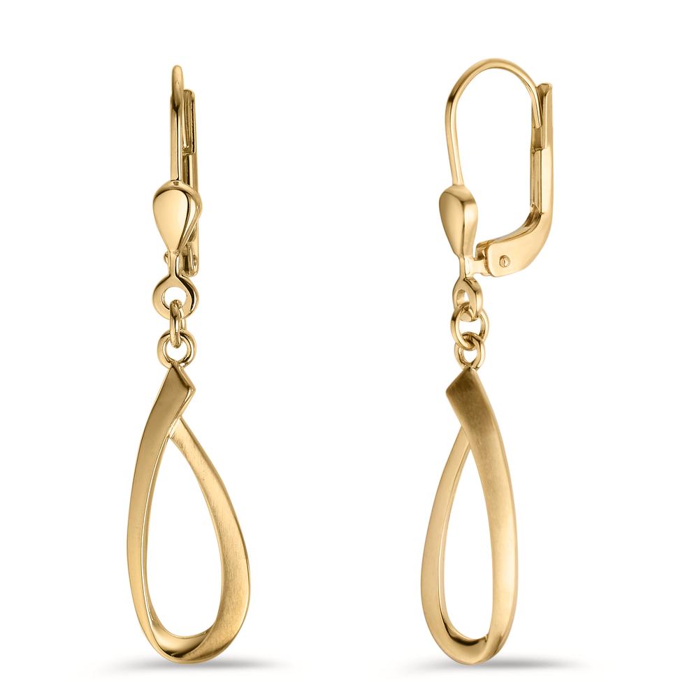Oorbellen 375/9K geel goud