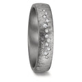 Partnerring 999 Tantaal Diamant 0.104 ct, 12 Steen, w-si