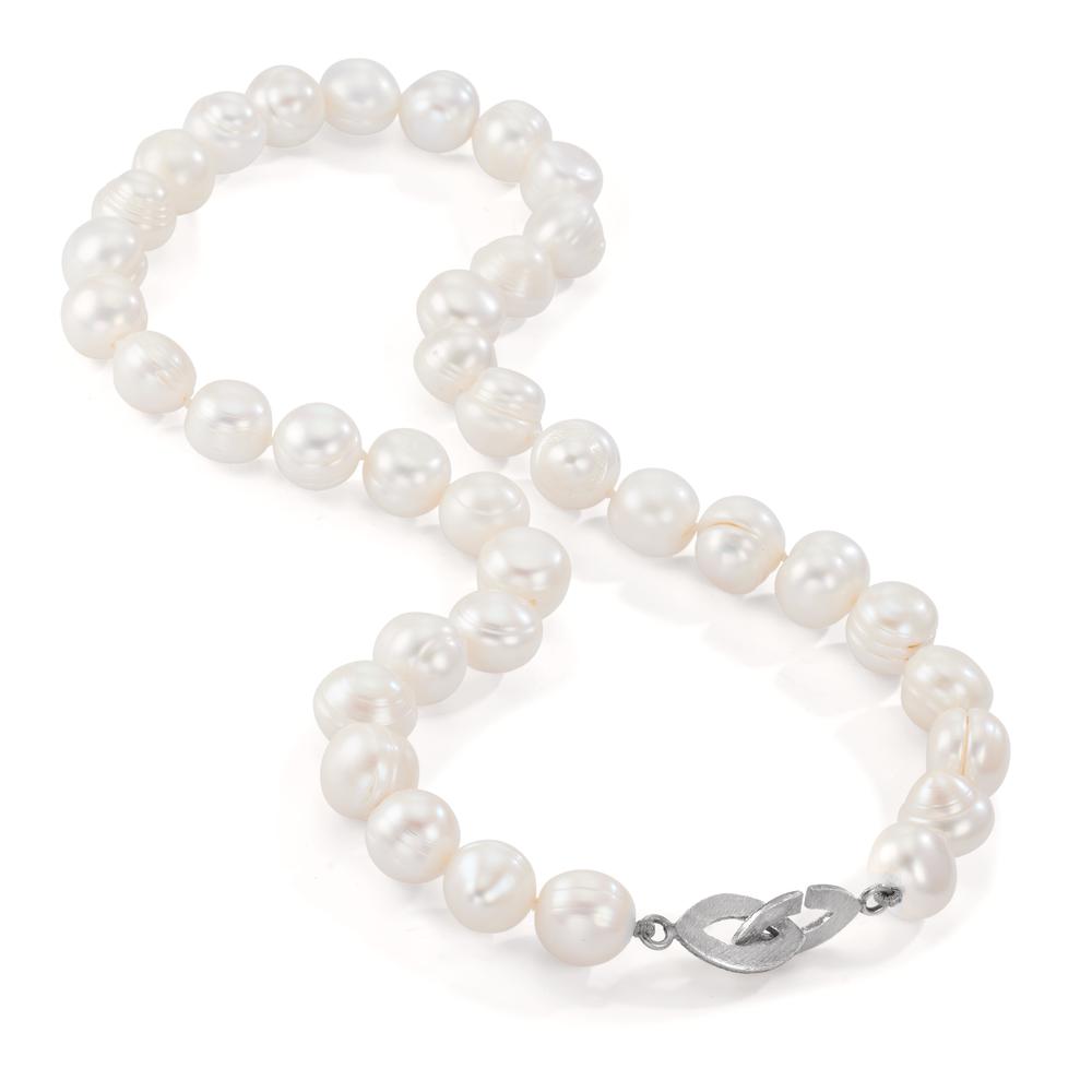 Collier Zilver zoetwater Parel, 10.5 mm 49 cm