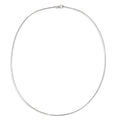 Collier Zilver Gerhodineerd 45 cm