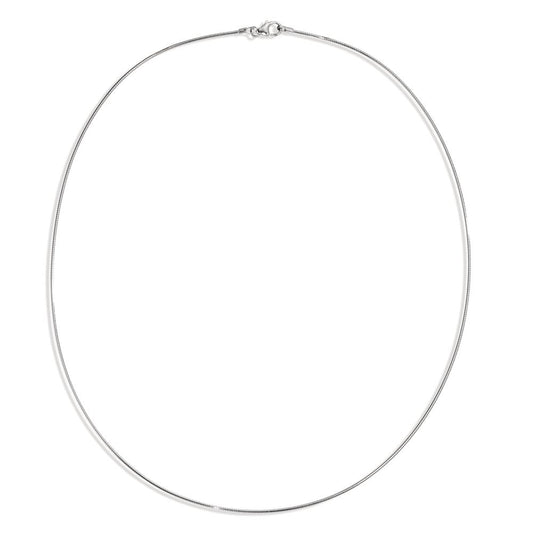 Collier Zilver Gerhodineerd 45 cm