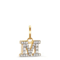 Hanger 375/9K geel goud Zirkonia