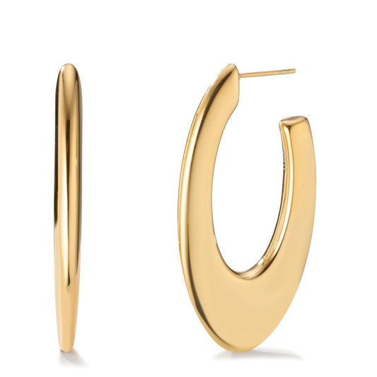 Oorringen creolen Roestvrijstaal Geel IP-gecoat