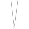 Collier 750/18K witgoud Diamant 0.15 ct, w-si 40-42 cm