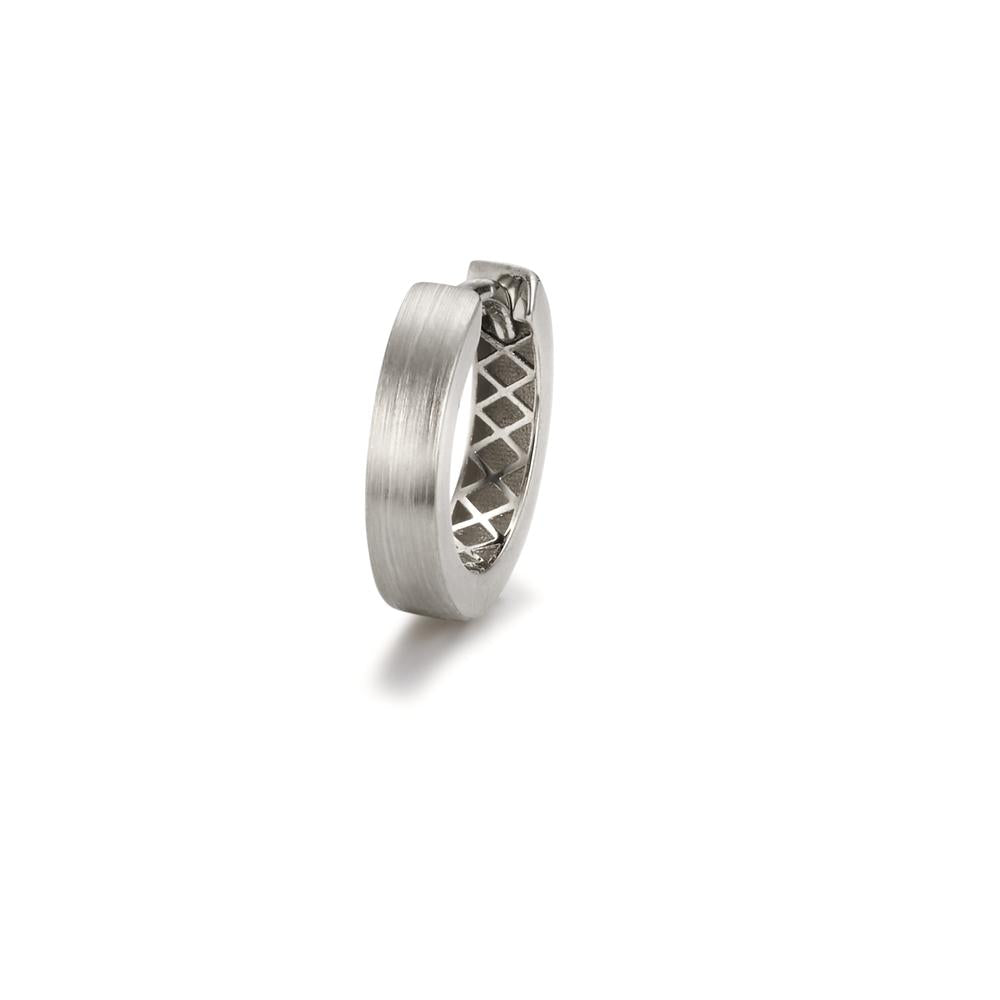 Scharnier oorring 1 stuk 375/9K witgoud