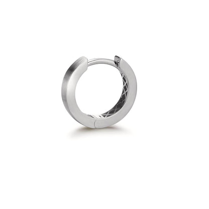 Scharnier oorring 1 stuk 375/9K witgoud