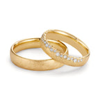 Partnerring 750/18K geel goud
