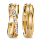 Partnerring 750/18K geel goud