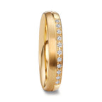 Partnerring 750/18K geel goud Diamant 0.055 ct, 11 Steen, tw-vsi