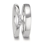 Partnerring 750/18K witgoud
